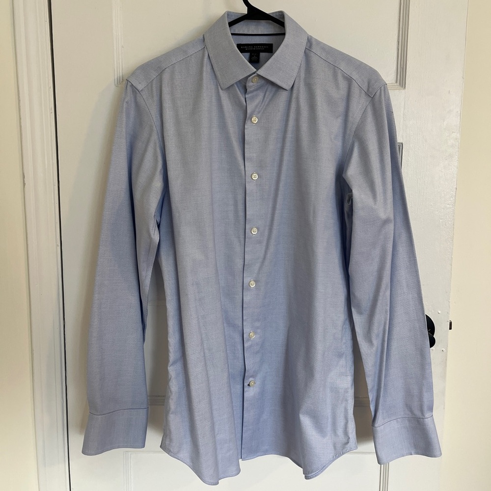 Banana Republic Light Blue Men's Dress Shirt